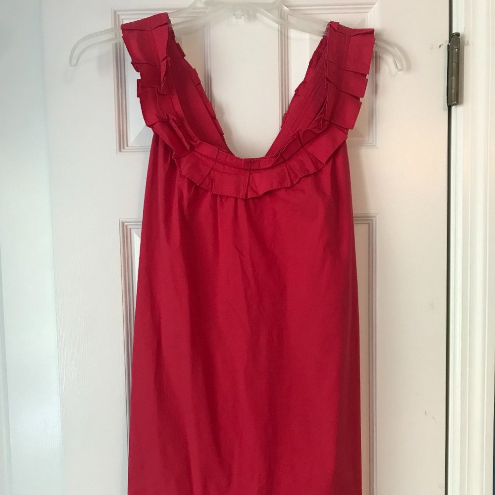Antropologie Red Dress